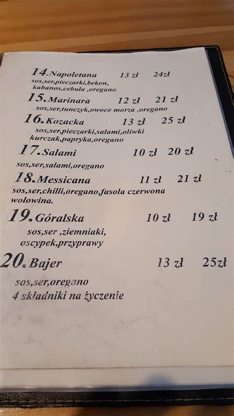 oberża swojskie jadło menu|Oberża Swojskie Jadło restaurant, Krynica